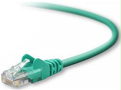 Belkin International Inc 2ft Cat5e Snagless Patch Cable, Utp, Green Pvc Jacket, 24awg, T568b, 50 Micron,