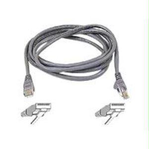 Belkin International Inc 14ft Cat6 Snagless Patch Cable, Utp, Gray Pvc Jacket, 23awg, 50 Micron, Gold Pla
