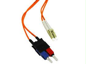 Legrand Dat 1m Lc-sc 62.5/125 Om1 Duplex Multimode Pvc Fiber Optic Cable - Orange
