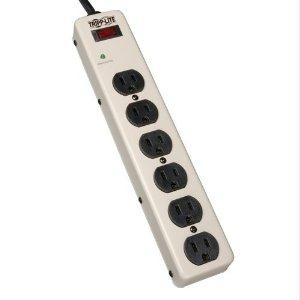 Tripp Lite Waber Surge Protector Power Strip Metal 6 Outlet 6feet Cord