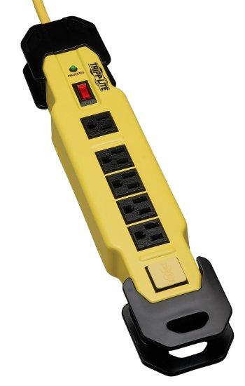 Tripp Lite Safety Surge Protector Strip 120v 6 Outlet 15feet Cord Osha