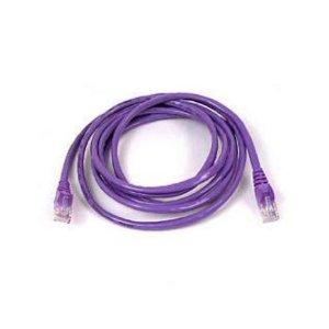 Belkin International Inc 15ft Cat5e Snagless Patch Cable, Utp, Purple Pvc Jacket, 24awg, T568b, 50 Micron