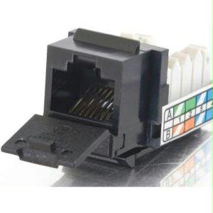 C2g 90anddeg; Cat5e Rj45 Utp Keystone Jack - Black