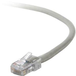 Belkin International Inc 6ft Cat5e Patch Cable, Utp, Gray Pvc Jacket, 24awg, T568b, 50 Micron, Gold Plate
