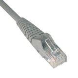 Tripp Lite 7ft Cat6 Gigabit Snagless Molded Patch Cable Rj45 M/m Gray