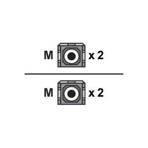Unc Group Llc 10 Meter Sc-sc Om1 1gig Fiber Optic Cable, Orange, Ofnr, 62.5/125 Fiber, Multimo