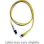 Unc Group Llc 10 Meter Lc-sc Singlemode Fiber Optic Cable, Yellow, Ofnr, 9/125 Fiber, Single-m