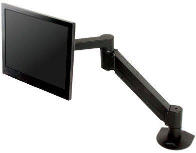Hat Design Works Single Monitor Arm For 8-27 Lbs With 27 Inch Reach And 18 Inches Height Adjustme