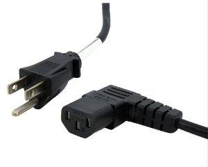 Startech 10ft Power Cord, Nema5-15p To Angled C13