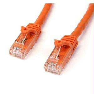 Startech 7ft Orange Cat6 Ethernet Cable Delivers Multi Gigabit 1/2.5/5gbps & 10gbps Up To