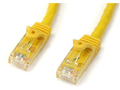 Startech 7ft Yellow Cat6 Ethernet Cable Delivers Multi Gigabit 1/2.5/5gbps & 10gbps Up To