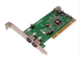 Siig, Inc. 3-port 1394 (firewire) Pci Adapter, Two External And One Internal Ieee 1394 (fir