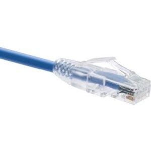 Unc Group Llc Unc Group 1 Foot Cat6 Snagless Clearfit Patch Cable Blue - Cat6 Patch Cable Cat