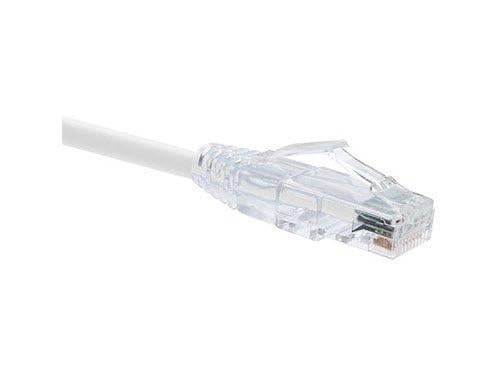 Unc Group Llc Unc Group 9 Foot Cat6 Snagless Clearfit Patch Cable White - Cat6 Patch Cable Ca