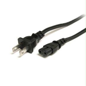 Startech 10ft Laptop Power Cord Nema 1-15p To Iec C7 Ac Power Cord For Most Notebooks P