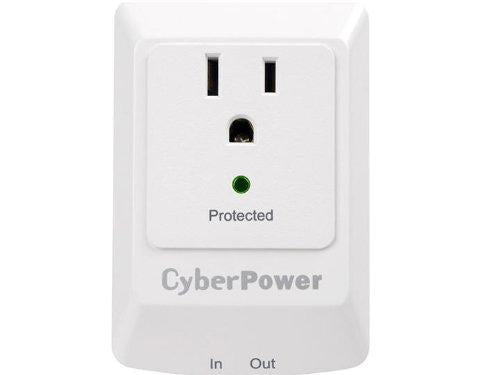 Cyberpower Systems (usa), Inc. 1 Nema 5-15r Outlet Wall Tap Plug 900 Joules Rj-11 Emi/rfi $25k Ceg