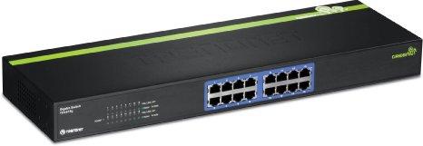 Trendnet Inc 16-port Gigabit Greennet Switch(rack Mount)