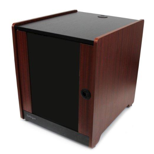 Startech Store It Equipment Discreetly In The Office, With A Stylish Wood-finished Server