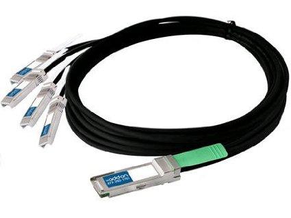 Add-on Addon F5 Networks F5-upg-qsfp+-3m Compatible Taa Compliant 40gbase-cu Qsfp+ To 4