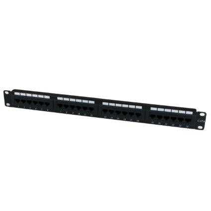 Startech Patch Panel - Bronze - Blackorganize Up To 24 Cat6 Patch Cables - 110 Type Patch