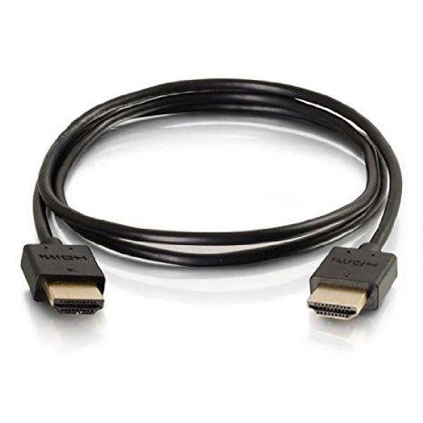 C2g Plus Series 6ft High Speed Hdmi Cable With Low Profile Connectors - 4k Slim