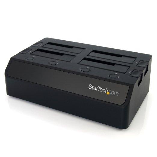 Startech Quad-bay Hard Drive Dock For 2.5 / 3.5 Sata Drives; Sata Iii (6.0 Gbps); Usb 3.