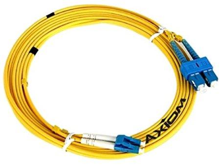 Axiom Fiber Optic Cable - Fiber Optic - Lc Right Connector - St Left Connector - 15m L