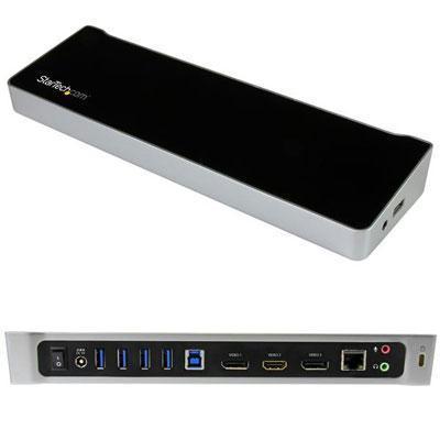 Startech 4k Usb Docking Station Supports 4k On One Display - Triple Display Docking Stati