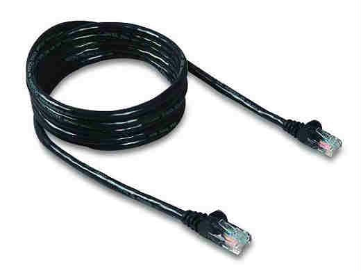 Belkin International Inc 2ft Cat6 Snagless Patch Cable, Utp, Black Pvc Jacket, 23awg, 50 Micron, Gold Pla