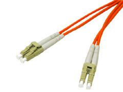 Legrand Dat 1m Lc-lc 62.5/125 Om1 Duplex Multimode Pvc Fiber Optic Cable - Orange