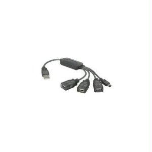 C2g 11in 4-port Usb 2.0 Hub Cable