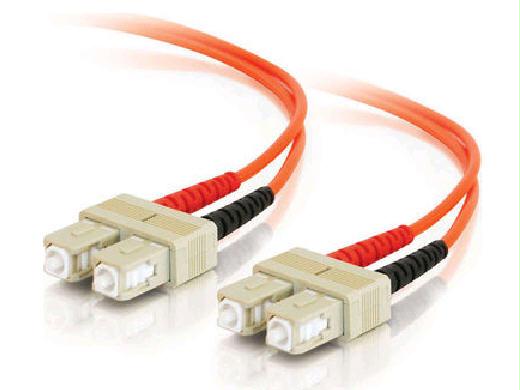 Legrand Dat 3m Sc-sc 62.5/125 Om1 Duplex Multimode Pvc Fiber Optic Cable - Orange