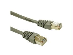 C2g 14ft Cat5e Molded Shielded (stp) Network Patch Cable - Gray