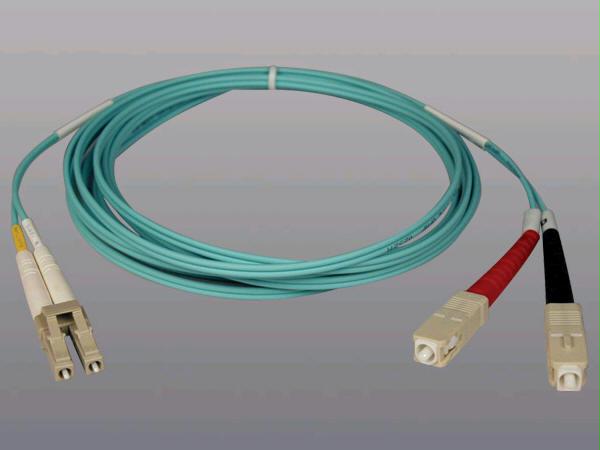 Tripp Lite 1m Mmf 50 Om3 Fiber Cable Lc/sc Aqua