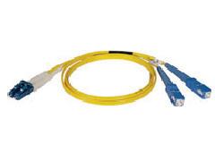 Tripp Lite 3m Duplex Singlemode 8.3/125 Fiber Optic Patch Cable Lc/sc 10ft 3 Meter