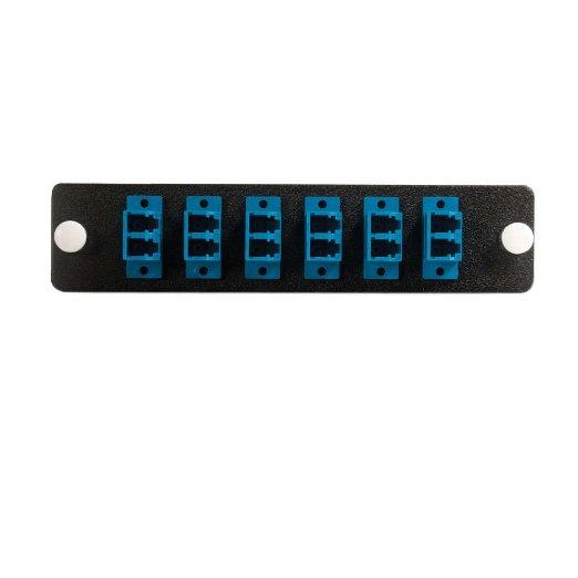 Legrand Dat Q-series Lc Sm Dlx Adptr Pnl 6port Blue