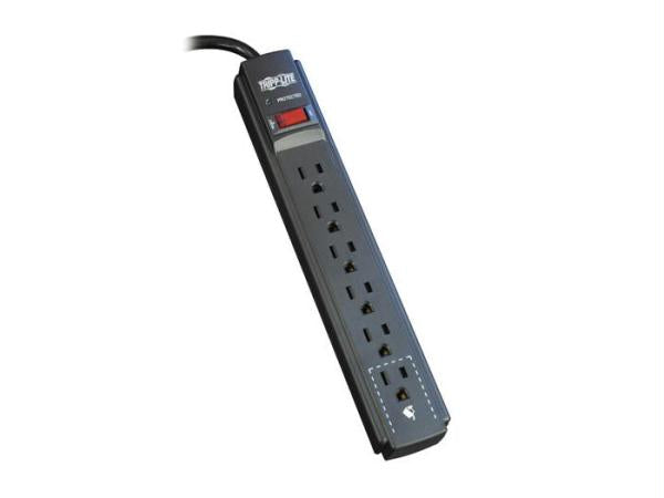 Tripp Lite Tlp606b Surge Protector Power Strip 120v 6 Outlet 6feet Cord 790 Joul
