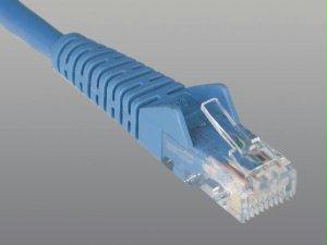Tripp Lite 1ft Cat6 Gigabit Snagless Molded Patch Cable Rj45 M/m Blue