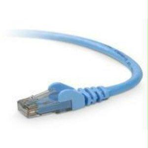 Belkin International Inc 3ft Cat6 Snagless Patch Cable, Utp, Blue Pvc Jacket, 23awg, 50 Micron, Gold Plat