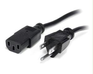 Startech 3ft (1m) 18awg Flexible Computer Power Cord W/ Nema 5-15p And Iec 60320 C13 Conn