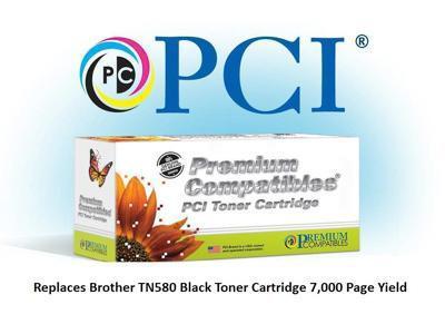 Pci Brand Compatible Brother Tn-580 Xl Toner Cartridge 7k Xl-yield For Brother D