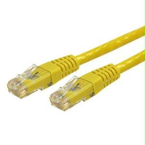 Startech 1ft Yellow Cat6 Ethernet Cable Delivers Multi Gigabit 1/2.5/5gbps & 10gbps Up To