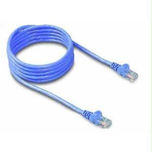 Belkin International Inc 15ft Cat5e Snagless Patch Cable, Utp, Blue Pvc Jacket, 24awg, T568b, 50 Micron,