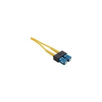 Unc Group Llc 10 Meter Sc-st Singlemode Fiber Optic Cable, Yellow, Ofnr, 9/125 Fiber, Single-m