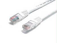 Startech 25 Ft White Molded Cat5e Utp Patch Cable