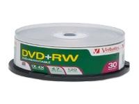 Verbatim Americas Llc Verbatim - 30 X Dvd+rw 4.7 Gb 4x - Spindle - Storage Media