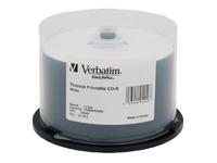 Verbatim Americas Llc 50pk Cd-r 80min 700mb 52x Wht Thermal