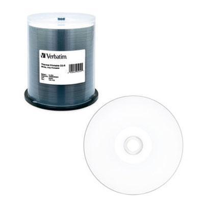 Verbatim Americas Llc 100pk Cd-r 80min 700mb 52x Wh Therm Hub