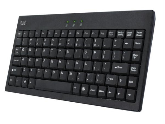 Adesso Mini Usb Keyboard , With Ps/2 Adapter ,  Retail Box