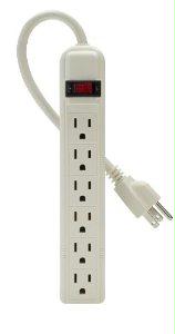 Belkin International Inc 6-outlet Power Strip, 3 Ft. Cord